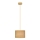 Luster na sajli ALBA 1xE27/15W/230V pr. 20 cm braon