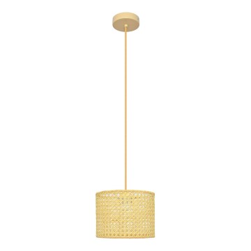 Luster na sajli ALBA 1xE27/15W/230V pr. 20 cm ratan