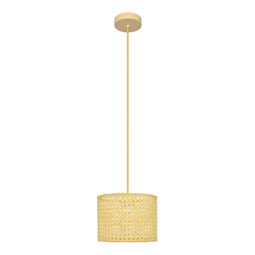 Luster na sajli ALBA 1xE27/15W/230V pr. 20 cm ratan