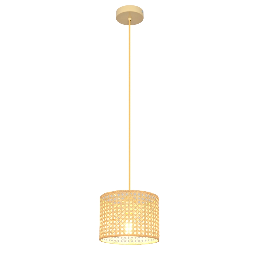 Luster na sajli ALBA 1xE27/15W/230V pr. 20 cm ratan