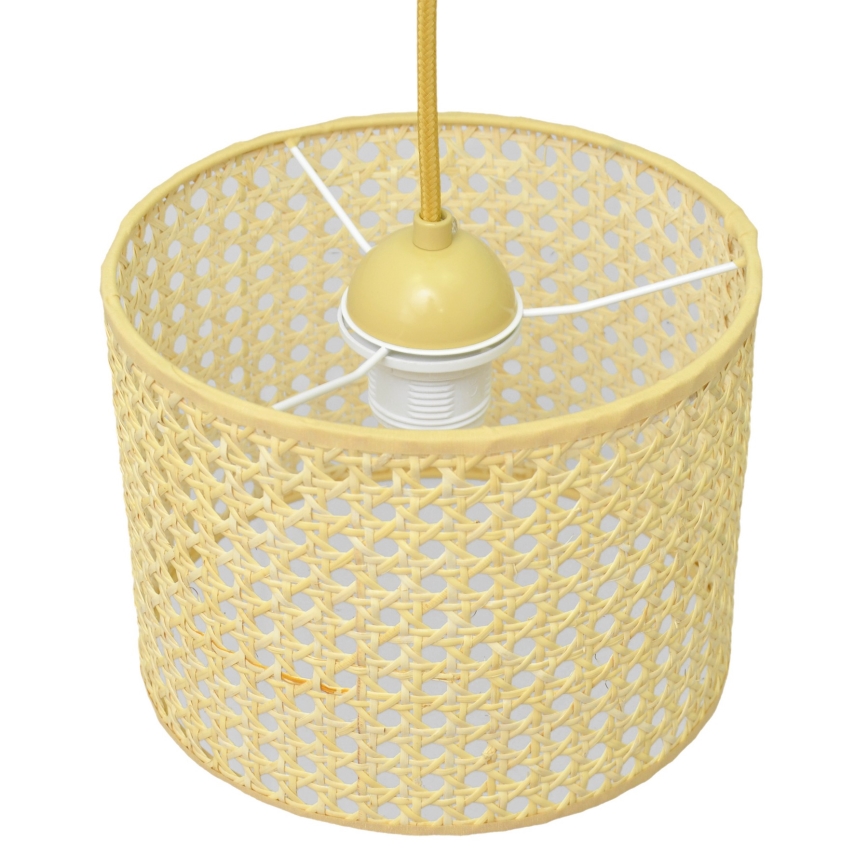 Luster na sajli ALBA 1xE27/15W/230V pr. 20 cm ratan