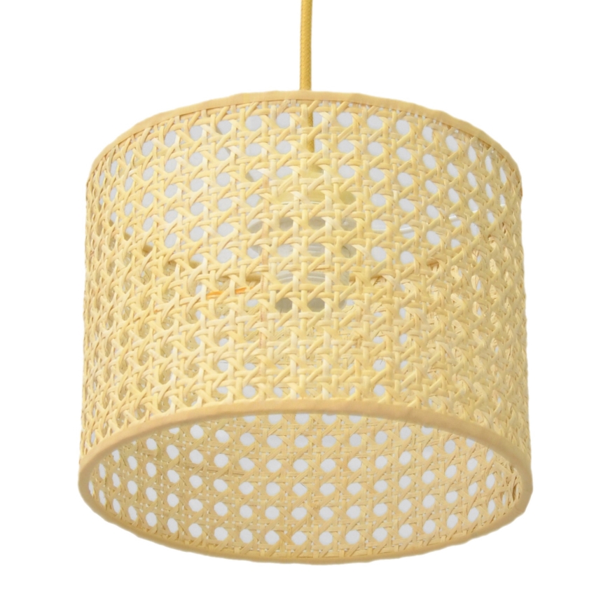 Luster na sajli ALBA 1xE27/15W/230V pr. 20 cm ratan