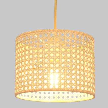 Luster na sajli ALBA 1xE27/15W/230V pr. 20 cm ratan