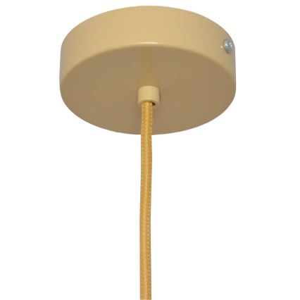 Luster na sajli ALBA 1xE27/15W/230V pr. 20 cm ratan