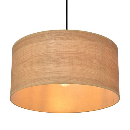 Luster na sajli ALBA 1xE27/15W/230V pr. 40 cm braon/crno
