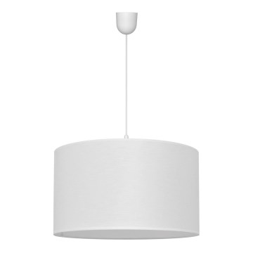 Luster na sajli ALBA 1xE27/15W/230V pr. 45 cm bela