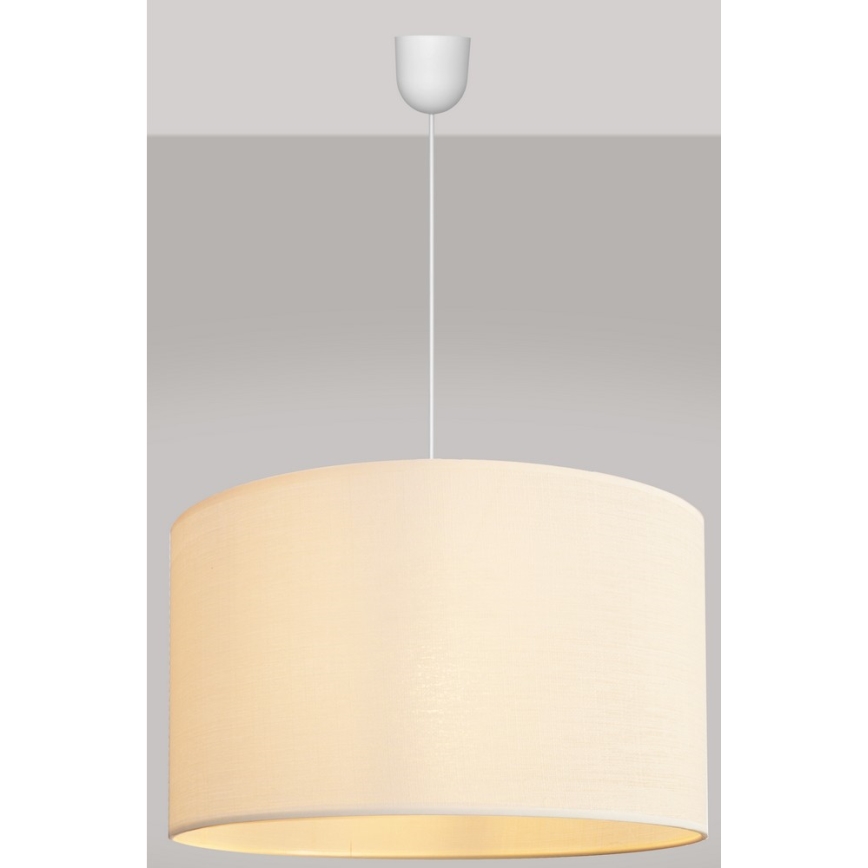 Luster na sajli ALBA 1xE27/15W/230V pr. 45 cm bež
