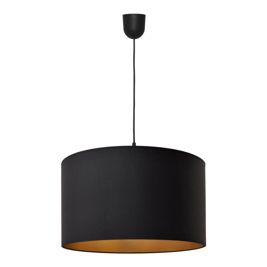 Luster na sajli ALBA 1xE27/15W/230V pr. 45 cm crno/zlatna