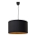 Luster na sajli ALBA 1xE27/15W/230V pr. 45 cm crno/zlatna