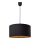 Luster na sajli ALBA 1xE27/15W/230V prečnik 40 cm crna/zlatna