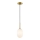 Luster na sajli ALIAS 1xG9/8W/230V pr. 12 cm zlatna