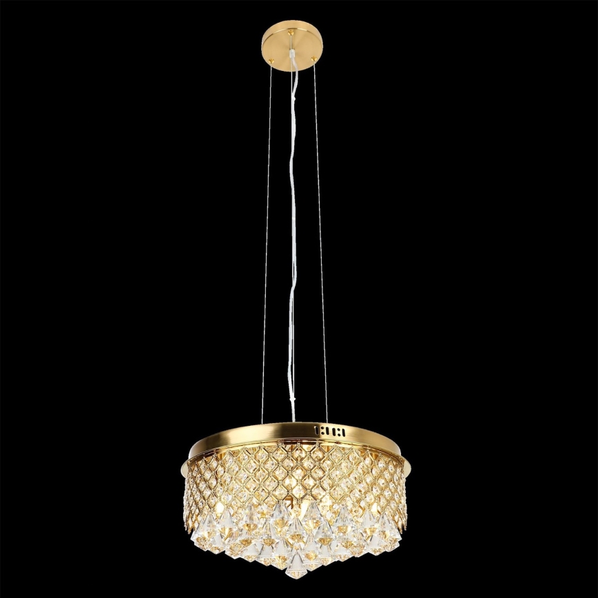 Luster na sajli AMAPOLI 7xG9/28W/230V pr. 45 cm zlatna