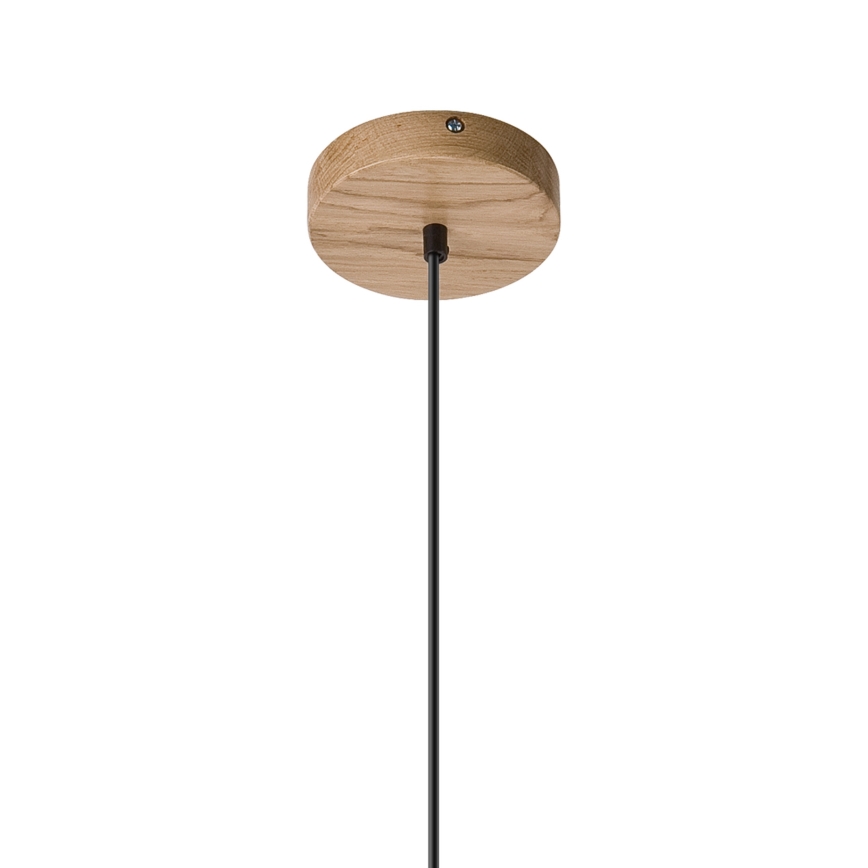 Luster na sajli ANTONIO 1xE27/60W/230V, hrast