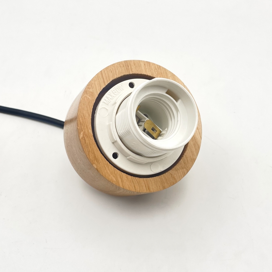 Luster na sajli ANTONIO 1xE27/60W/230V, hrast