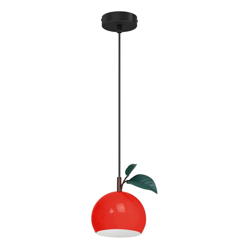 Luster na sajli APPLE 1xE27/15W/230V crveno