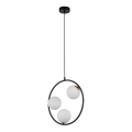 Luster na sajli AQUA 3xG9/12W/230V crno