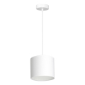 Luster na sajli ARDEN 1xE27/60W/230V pr. 18 cm bela