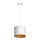 Luster na sajli ARDEN 1xE27/60W/230V pr. 18 cm bela/zlatna