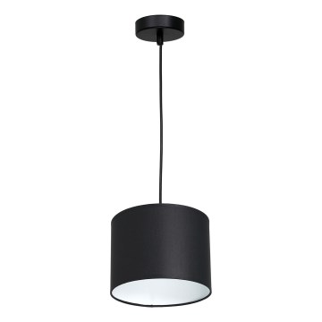Luster na sajli ARDEN 1xE27/60W/230V pr. 18 cm crno/bela