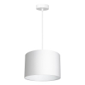 Luster na sajli ARDEN 1xE27/60W/230V pr. 25 cm bela