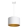 Luster na sajli ARDEN 1xE27/60W/230V pr. 25 cm bela/zlatna