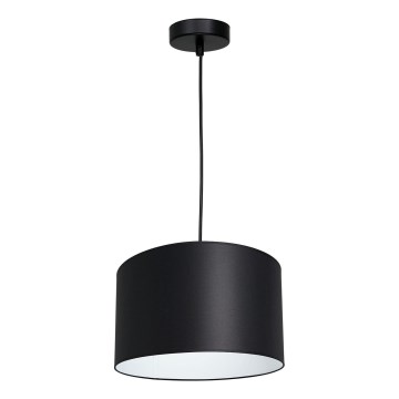Luster na sajli ARDEN 1xE27/60W/230V pr. 25 cm crno/bela