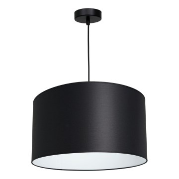 Luster na sajli ARDEN 1xE27/60W/230V pr. 40 cm crno/bela