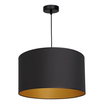 Luster na sajli ARDEN 1xE27/60W/230V pr. 40 cm crno/zlatna