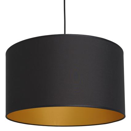 Luster na sajli ARDEN 1xE27/60W/230V pr. 40 cm crno/zlatna