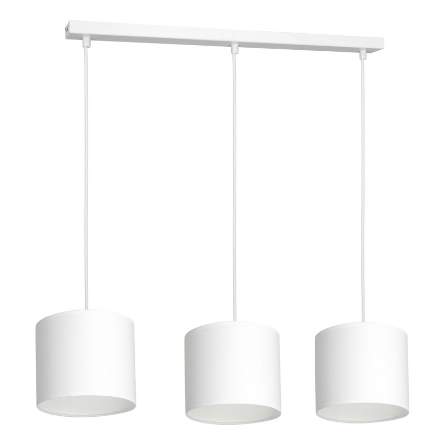 Luster na sajli ARDEN 3xE27/60W/230V bela