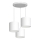 Luster na sajli ARDEN 3xE27/60W/230V bela