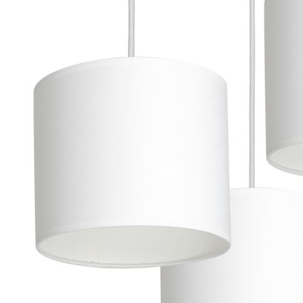 Luster na sajli ARDEN 3xE27/60W/230V bela