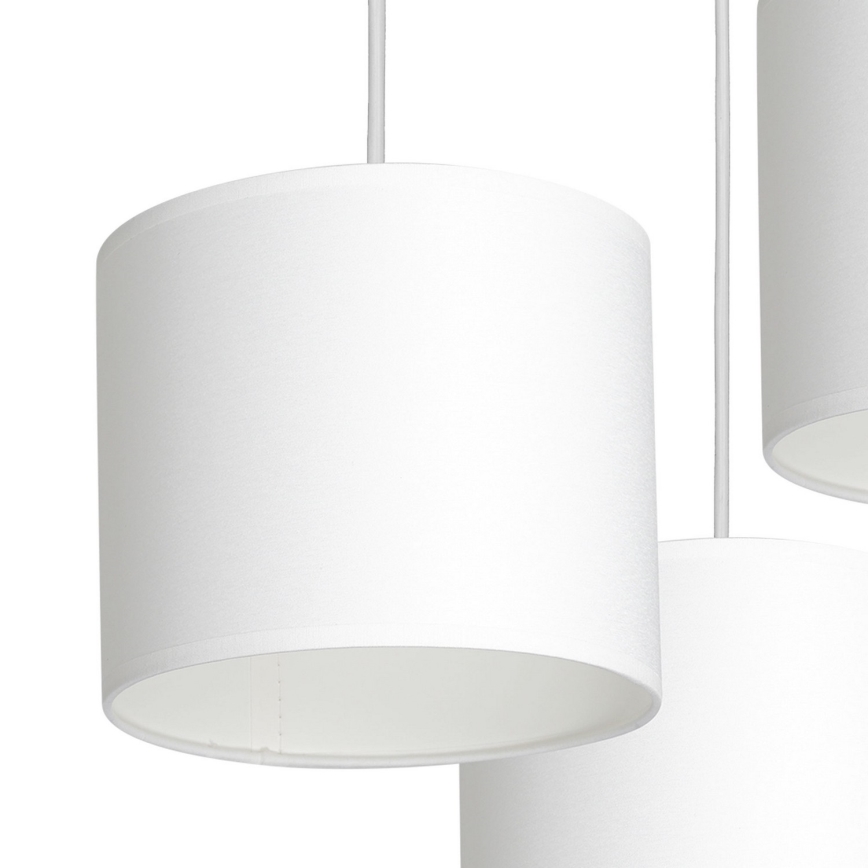 Luster na sajli ARDEN 3xE27/60W/230V bela