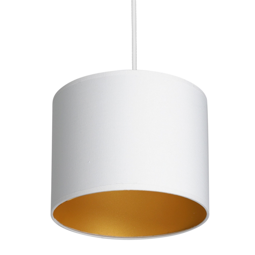 Luster na sajli ARDEN 3xE27/60W/230V bela/zlatna