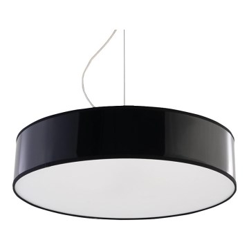 Luster na sajli ARENA 45 3xE27/60W/230V crno