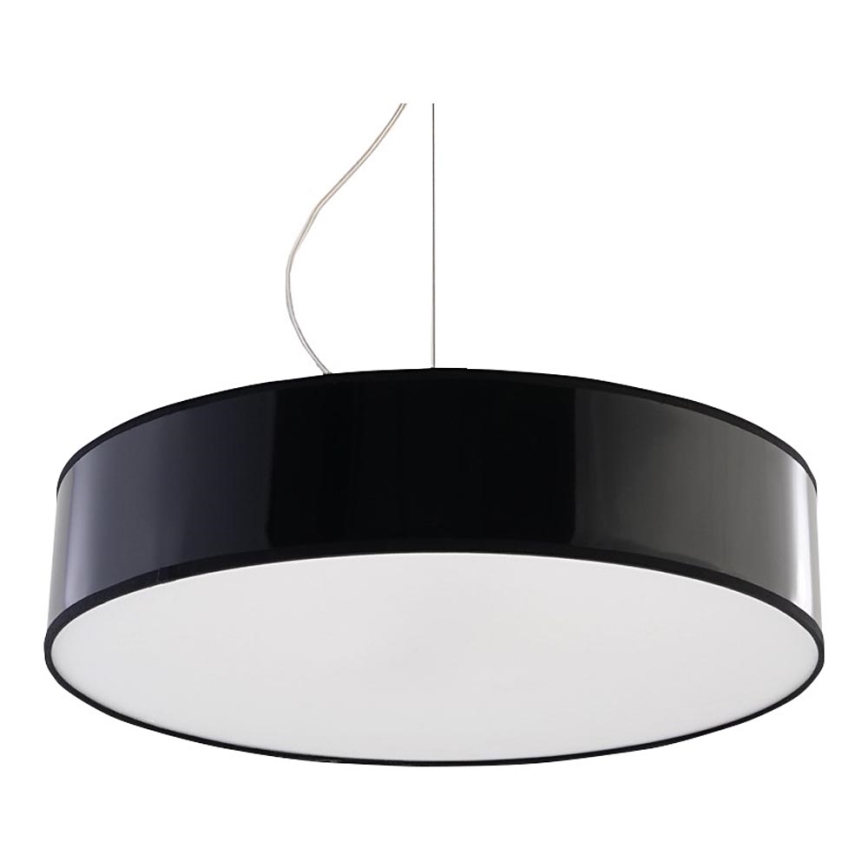 Luster na sajli ARENA 45 3xE27/60W/230V crno