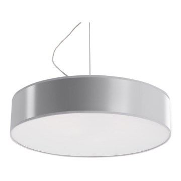 Luster na sajli ARENA 45 3xE27/60W/230V sivo