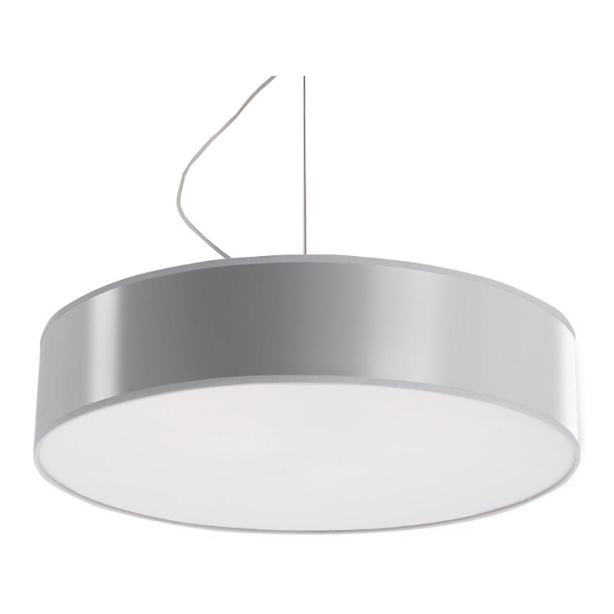 Luster na sajli ARENA 45 3xE27/60W/230V sivo