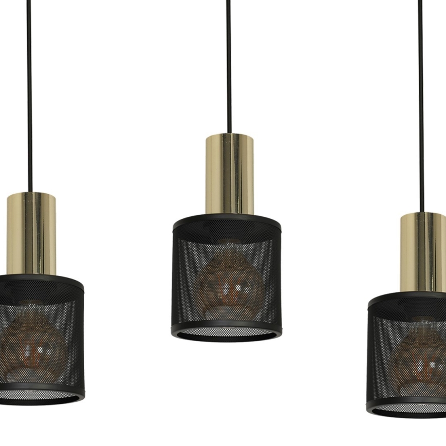 Luster na sajli ARES 3xE27/60W/230V