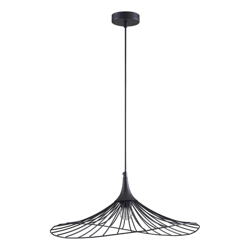Luster na sajli ARIELLE 1xE27/20W/230V pr. 50 cm crno
