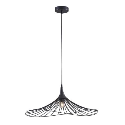 Luster na sajli ARIELLE 1xE27/20W/230V pr. 50 cm crno
