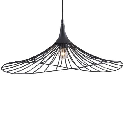 Luster na sajli ARIELLE 1xE27/20W/230V pr. 50 cm crno