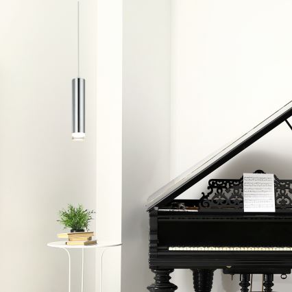 Luster na sajli ARMIN 1xGU10/10W/230V sjajni krom