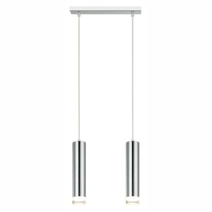 Luster na sajli ARMIN 2xGU10/10W/230V sjajni krom