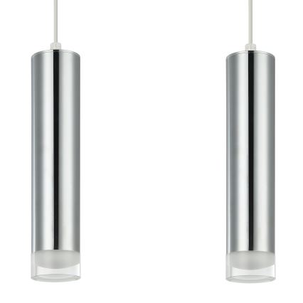 Luster na sajli ARMIN 2xGU10/10W/230V sjajni krom
