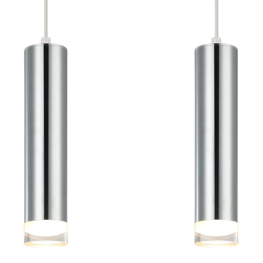 Luster na sajli ARMIN 2xGU10/10W/230V sjajni krom