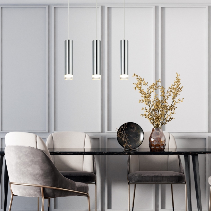 Luster na sajli ARMIN 3xGU10/10W/230V sjajni krom