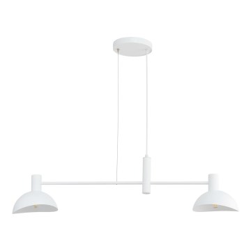 Luster na sajli ARTIS 2xE14/40W/230V bela