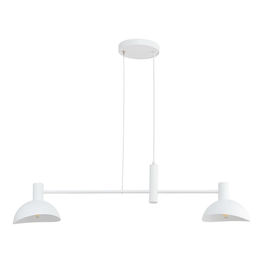 Luster na sajli ARTIS 2xE14/40W/230V bela
