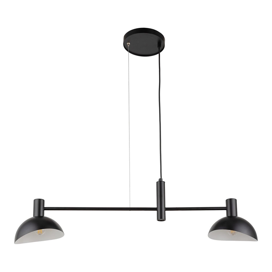 Luster na sajli ARTIS 2xE14/40W/230V crno